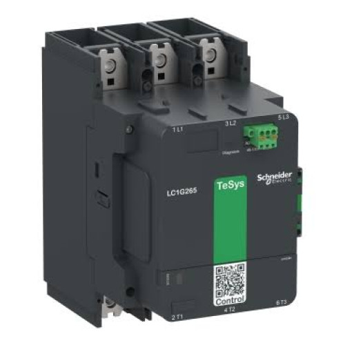 کنتاکتور اشنایدر الکتریک TeSys Giga مدل LC1G265KUEN سه‌پل ۲۶۵ آمپر نسخه استاندارد