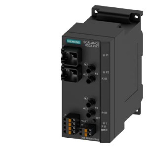 سوییچ مدیریتی IRT زیمنس SCALANCE X202-2IRT کد 6GK5202-2BB00-2BA3