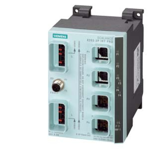 سوییچ مدیریتی IRT زیمنس SCALANCE X202-2PIRT PRO کد 6GK5202-2JR00-2BA6
